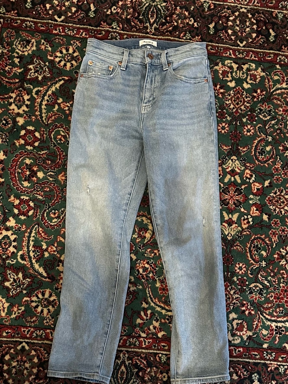 pistola Light Wash Straight-Leg Women’s Jeans